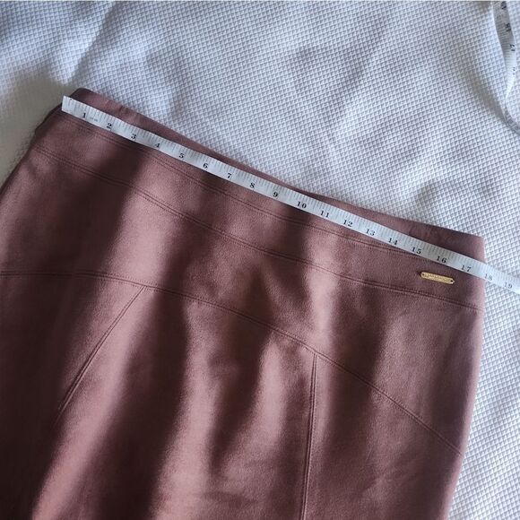 ANDREW MARC faux suede  Pencil Skirt full control waistband maeve color - Picture 4 of 8